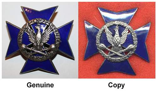 Badge &quot;Odznaka Honorowa Naczelnego Dowodztwa W. P. (Szt. Gen.)&quot;