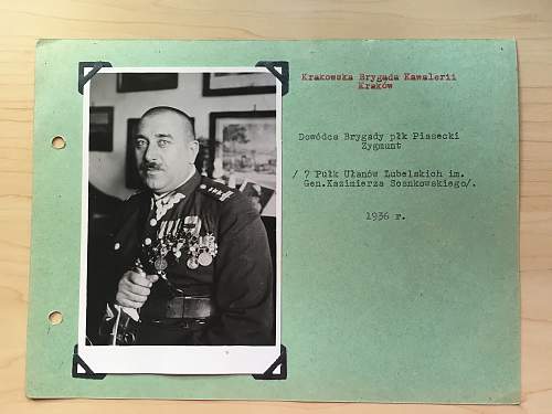 General Zygmunt Piasecki POW ID Card