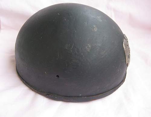 Polish Paratroopers or Airforce / Army Motocycle helmet, 100% original Prewar ?