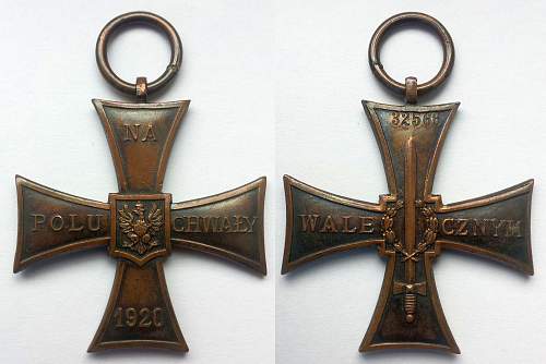 Cross of Valour (Krzy&#380; Walecznych) – Pre-WW2 Types