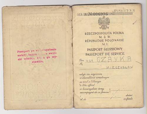 passport issued to a spy?