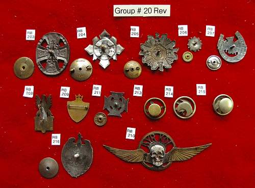 POLISHBOYS REGIMENTAL BADGES &amp; MEDALS in DETAil PART III