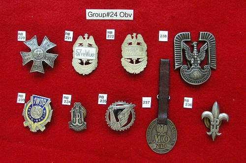 POLISHBOYS REGIMENTAL BADGES &amp; MEDALS in DETAil PART III