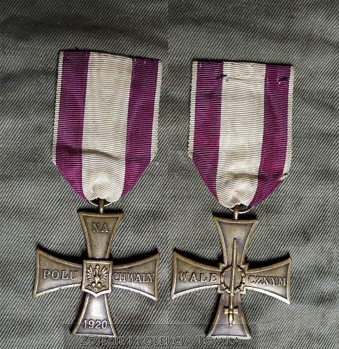 Cross of Valour (Krzy&#380; Walecznych) – Pre-WW2 Types