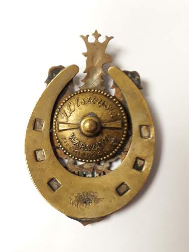 Polish Cavalry Regt breast badge