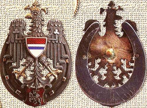 Polish Cavalry Regt breast badge