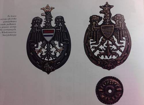 Polish Cavalry Regt breast badge