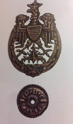 Polish Cavalry Regt breast badge