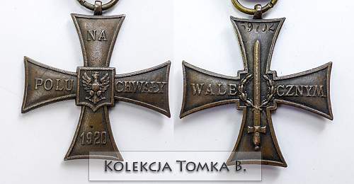 Cross of Valour (Krzy&#380; Walecznych) – Pre-WW2 Types