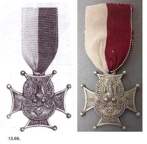 Polish-Bolshevik War Volunteer Army Crosses