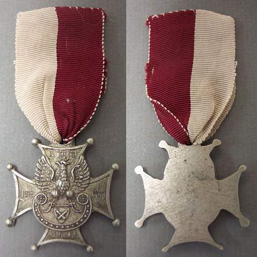 Polish-Bolshevik War Volunteer Army Crosses
