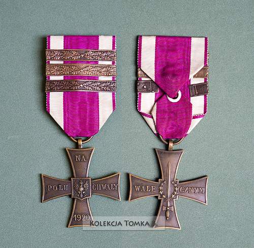 Cross of Valour (Krzy&#380; Walecznych) – Pre-WW2 Types