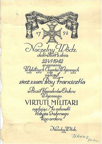 Virtuti Militari Thread