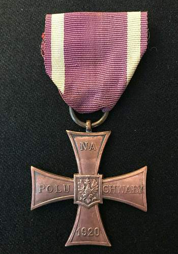 Cross of Valour (Krzy&#380; Walecznych) – Pre-WW2 Types