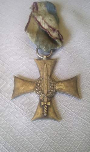 Silesian Uprising Cross of Valor and Merit, Type II