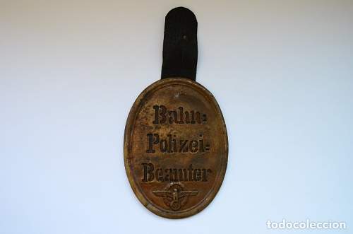 Unknow police badge