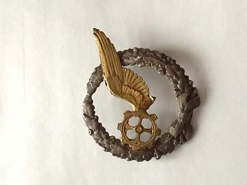 Polish Pre-WWII airforce mechanics badges