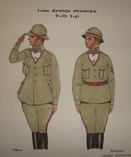 Early polish uniform pattern drawing, made in russia !
