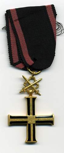 The Cross and Medal of Independence