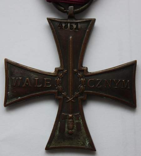 Cross of Valour (Krzy&#380; Walecznych) – Pre-WW2 Types