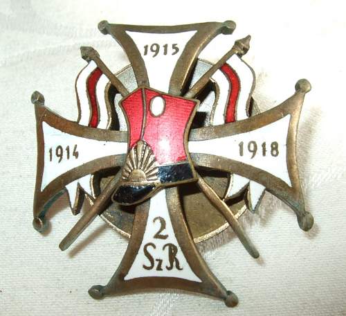 2nd Rakitnianski Light Horse and 18th Infantry Division Badges