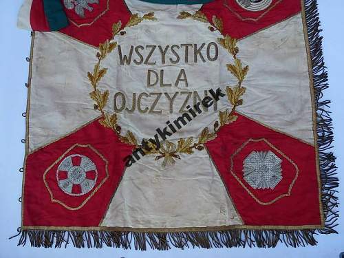 Reproduction Polish military flags etc