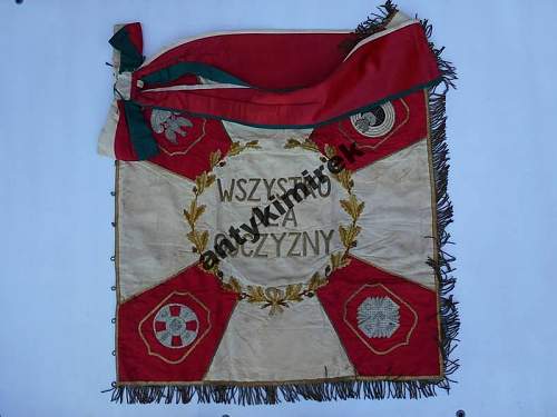 Reproduction Polish military flags etc