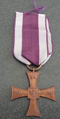 Cross of Valour (Krzy&#380; Walecznych) – Pre-WW2 Types