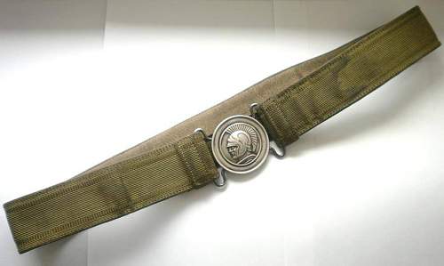 Pre-War Polish Officer's Salon/Dress belt - 100% original Pre-War ?