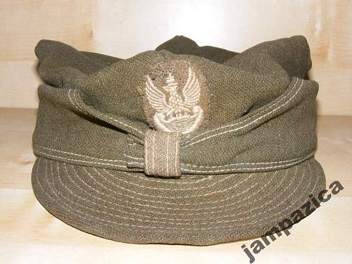 Wz.35 or wz.37  (Pre-War)Polish Officer's Tailor made Field Cap  - 100% original Pre-War ?