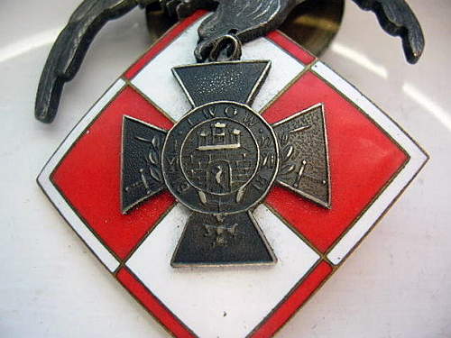 Polish air defense badge Lwow 1918