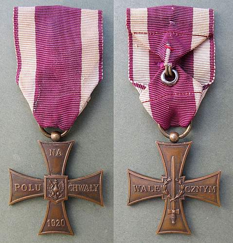 Cross of Valour (Krzy&#380; Walecznych) – Pre-WW2 Types