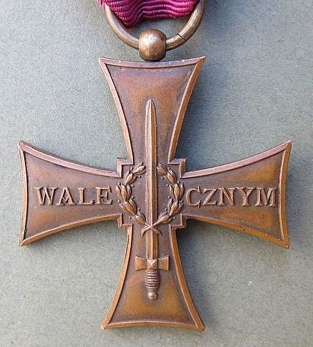 Cross of Valour (Krzy&#380; Walecznych) – Pre-WW2 Types