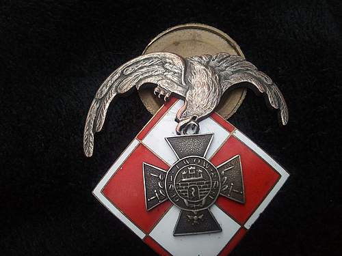 Polish air defense badge Lwow 1918