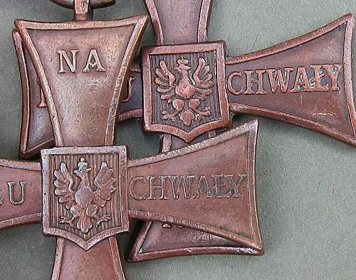 Cross of Valour (Krzy&#380; Walecznych) – Pre-WW2 Types