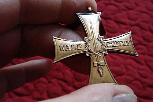 Cross of Valour (Krzy&#380; Walecznych) – Pre-WW2 Types