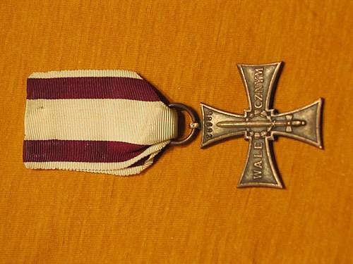 Cross of Valour (Krzy&#380; Walecznych) – Pre-WW2 Types