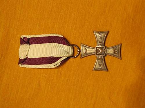 Cross of Valour (Krzy&#380; Walecznych) – Pre-WW2 Types