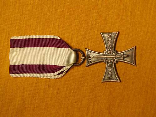 Cross of Valour (Krzy&#380; Walecznych) – Pre-WW2 Types