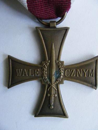 Cross of Valour (Krzy&#380; Walecznych) – Pre-WW2 Types