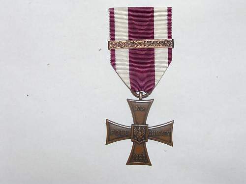 Cross of Valour (Krzy&#380; Walecznych) – Pre-WW2 Types