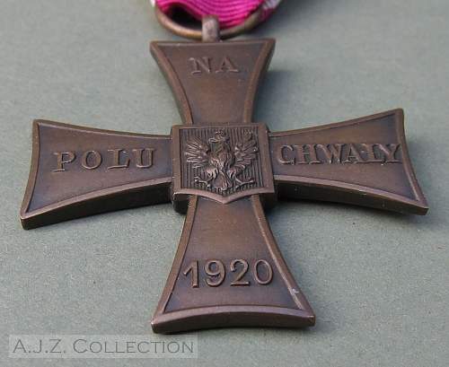 Cross of Valour (Krzy&#380; Walecznych) – Pre-WW2 Types