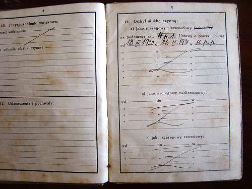 Polish military pay book