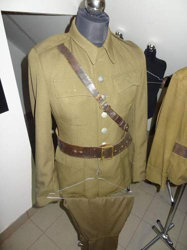 Wz.36 Polish officer's tunic and summer tunic - 100% original pre-war ?