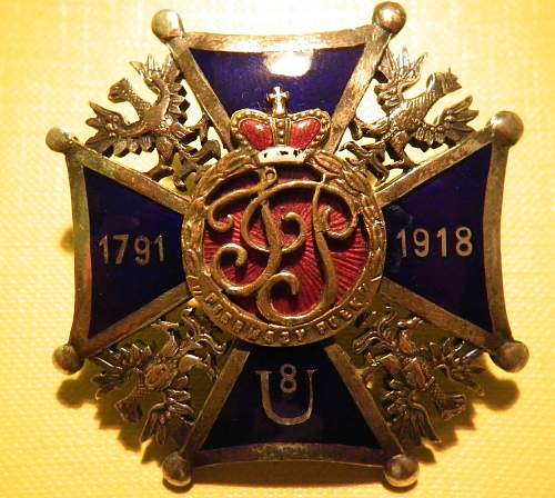 Badge 8 Pu&#322;k U&#322;anów ks.Józefa Poniatowskiego