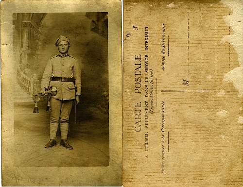 Need help identifying uniform from Poland Postcard