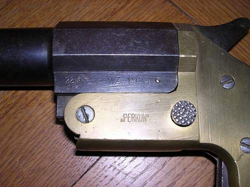 Wz.24 Perkun Flare Pistol (Pistolet sygna&#322;owy Perkun wz.1924), 100% original pre-war ?