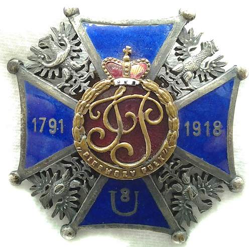 Polish pre war badge  for opinion