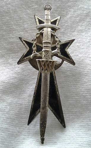 Polish pre war badge  for opinion