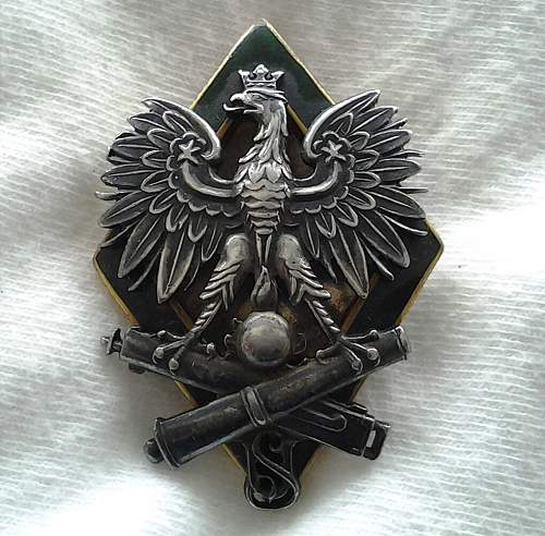 Polish pre war badge  for opinion